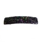 Barrette cheveux paillettes 9cm - multicolore foncé Barrette cheveux paillettes 9cm - multicolore foncé