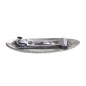 Barrette cheveux ovale paillettes - or rose
