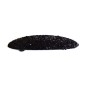 Barrette cheveux ovale paillettes - noir Barrette cheveux ovale paillettes - noir
