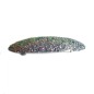 Barrette cheveux ovale paillettes - gris vert Barrette cheveux ovale paillettes - gris vert