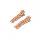 2 petites pinces cheveux paillette - saumon 2 petites pinces cheveux paillette - saumon