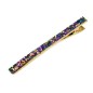 Pince cheveux paillette 8cm - violet Pince cheveux paillette 8cm - violet