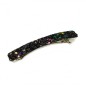 Barrette cheveux paillette 8.5cm - multicolore foncé Barrette cheveux paillette 8.5cm - multicolore foncé