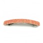 Barrette cheveux paillette 8.5cm - saumon