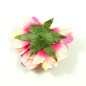 Fleur artificielle sans tige 11.5cm - Fuchsia