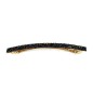 Barrette cheveux paillette longue 10cm - multicolore foncé