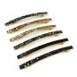 Barrette cheveux paillette longue 10cm - multicolore foncé