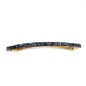Barrette cheveux paillette longue 10cm - gris bleu Barrette cheveux paillette longue 10cm - gris bleu