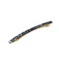 Barrette cheveux paillette longue 10cm - gris bleu Barrette cheveux paillette longue 10cm - gris bleu