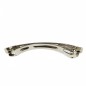 10 barrettes "Clip Paris" 8cmx1cm monture argenté rhodié