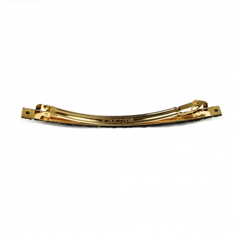Barrette cheveux paillette longue 10cm - doré