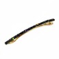 Barrette cheveux fine paillette 8cm - multicolore foncé