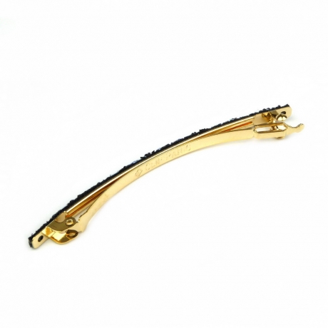 Barrette cheveux fine paillette 8cm - multicolore foncé
