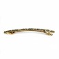 Barrette cheveux fine paillette 8cm - doré Barrette cheveux fine paillette 8cm - doré