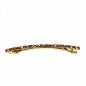 Barrette cheveux fine paillette 8cm - or rose