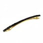 Barrette cheveux fine paillette 8cm - noir