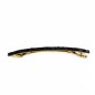 Barrette cheveux fine paillette 8cm - noir