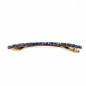 Barrette cheveux fine paillette 8cm - violet