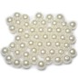 Lot de 50pcs perles nacrées acryliques 10mm blanc Lot de 50pcs perles nacrées acryliques 10mm blanc