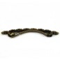 Barrette cheveux avec perles à facette style antique 7cm jaune Barrette cheveux avec perles à facette style antique 7cm jaune