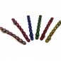 Barrette cheveux avec perles à facette style antique 7cm jaune Barrette cheveux avec perles à facette style antique 7cm jaune