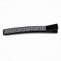 Pince cheveux crocodile longue noire avec strass 8cm