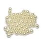 Moitié percé Lot de 50pcs perles nacrées acryliques 8mm ivoire Moitié percé Lot de 50pcs perles nacrées acryliques 8mm ivoire