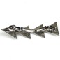 Barrette cheveux fléche argenté 7cm Barrette cheveux fléche argenté 7cm