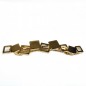 Barrette cheveux forme géométrique en métal doré 9cm Barrette cheveux forme géométrique en métal doré 9cm