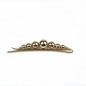 Pince cheveux, barrette cheveux avec boules en métal doré  6.5cm Pince cheveux, barrette cheveux avec boules en métal doré  6.5cm