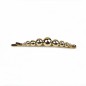 Pince cheveux, barrette cheveux avec boules en métal doré  6.5cm Pince cheveux, barrette cheveux avec boules en métal doré  6.5cm