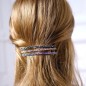 Barrette cheveux fine paillette 8cm - multicolore Barrette cheveux fine paillette 8cm - multicolore