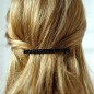 Barrette cheveux paillette longue 10cm - multicolore foncé