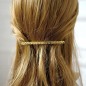 Barrette cheveux métal chaine 10cm - doré Barrette cheveux métal chaine 10cm - doré