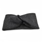 Bandeau turban cheveux large très doux - gris chiné Bandeau turban cheveux large très doux - gris chiné