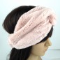 Bandeau cheveux large très doux imitation fourrure - noir - Bandeau cheveux large très doux imitation fourrure - noir -