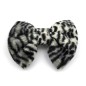 Barrette noeud imitation fourrure 8cm - zèbre Barrette noeud imitation fourrure 8cm - zèbre