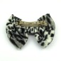 Barrette noeud imitation fourrure 8cm - zèbre Barrette noeud imitation fourrure 8cm - zèbre