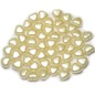 Lot de 50pcs perles coeur nacrées acryliques 10.5mm ivoire Lot de 50pcs perles coeur nacrées acryliques 10.5mm ivoire
