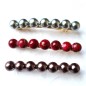 Barrette cheveux perle 8.5cm - gris Barrette cheveux perle 8.5cm - gris