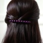 Barrette cheveux perle 8.5cm - violet Barrette cheveux perle 8.5cm - violet