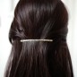 Barrette cheveux fine paillette 8cm - doré Barrette cheveux fine paillette 8cm - doré