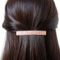 Barrette cheveux paillette 8.5cm - saumon