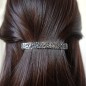 Barrette cheveux paillette 8.5cm - gris bleu Barrette cheveux paillette 8.5cm - gris bleu