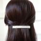 Barrette cheveux paillette 8.5cm - argenté Barrette cheveux paillette 8.5cm - argenté