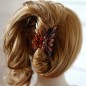 Pince cheveux crabe pour cheveux épais 8.5cm - marron Pince cheveux crabe pour cheveux épais 8.5cm - marron