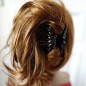 Pince cheveux crabe pour cheveux épais 8.5cm - noir Pince cheveux crabe pour cheveux épais 8.5cm - noir