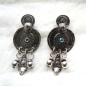 Boucle d'oreille pendante clip - argenté Boucle d'oreille pendante clip - argenté