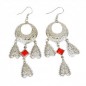 Boucle d'oreille pendante filigrane - argent Boucle d'oreille pendante filigrane - argent