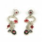 Boucle d'oreille pendante - rouge Boucle d'oreille pendante - rouge